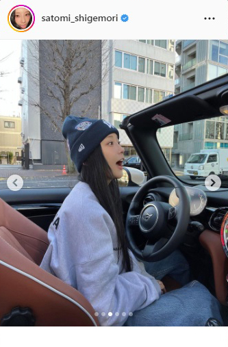 重盛さと美のインスタグラムより