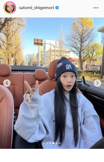 重盛さと美のインスタグラムより