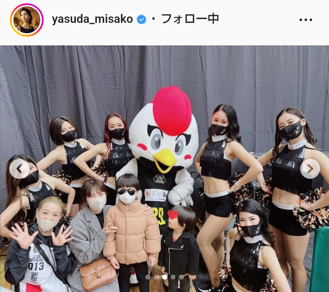 安田美沙子のインスタグラムより