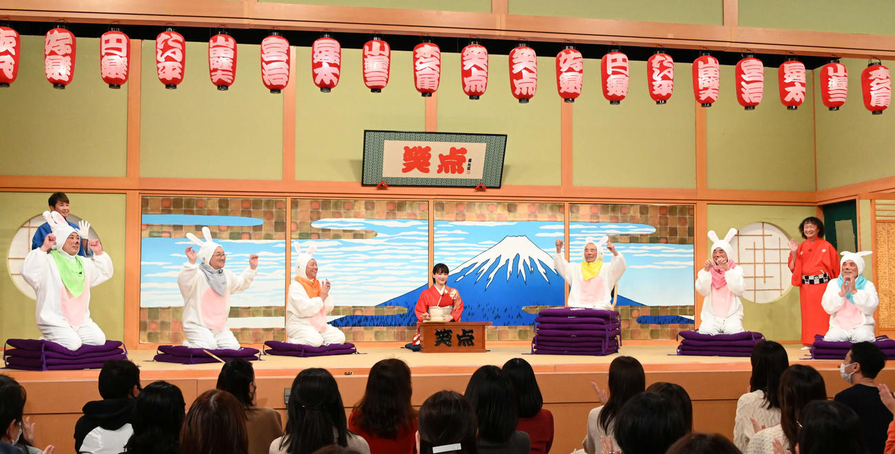 23年元日の「笑点　お正月だよ！大喜利まつり」の収録の様子