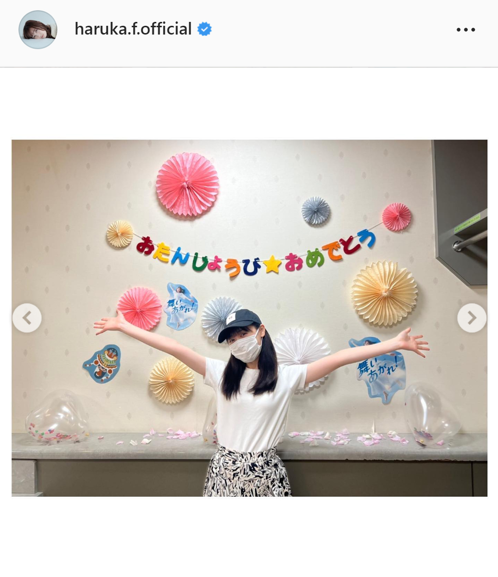 福原遥のインスタグラムより