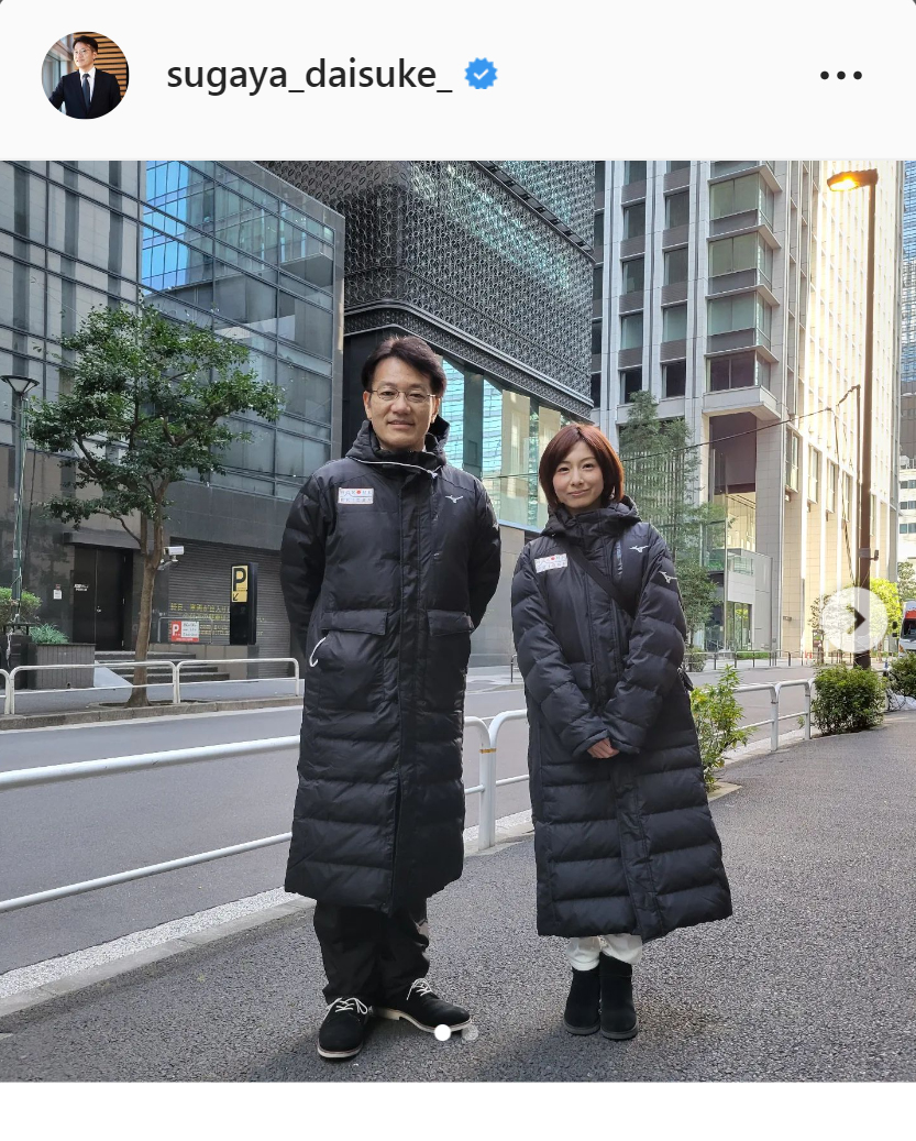 菅谷大介アナのインスタグラムより