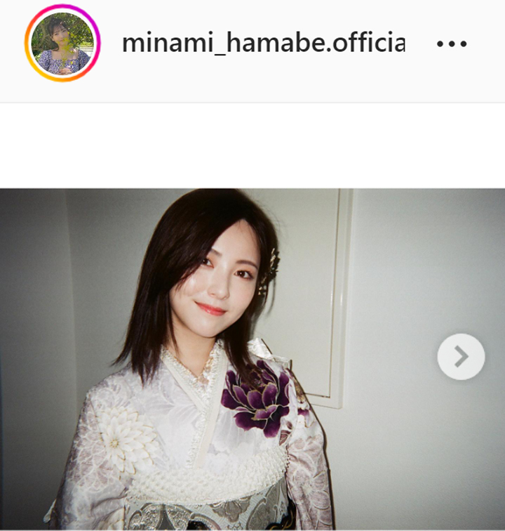 浜辺美波のインスタグラムより