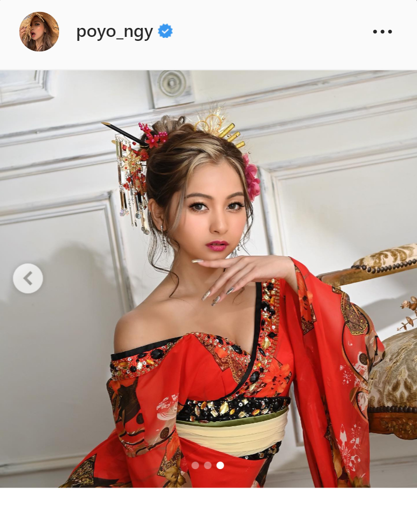 ゆきぽよのインスタグラムより