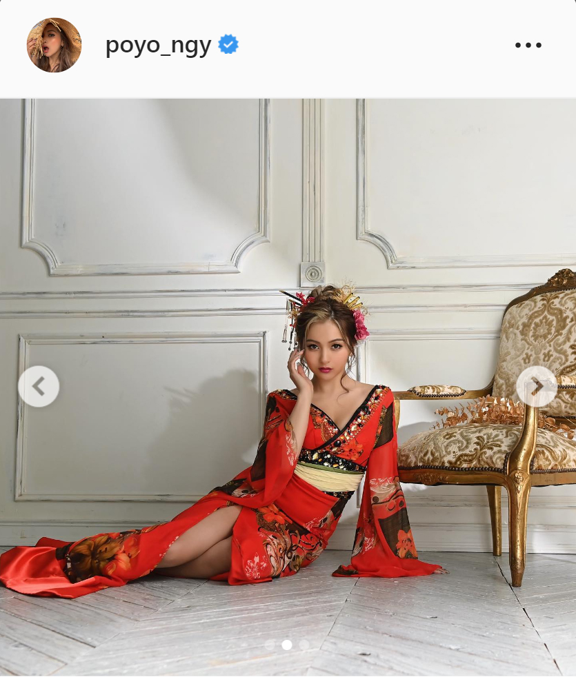 ゆきぽよのインスタグラムより