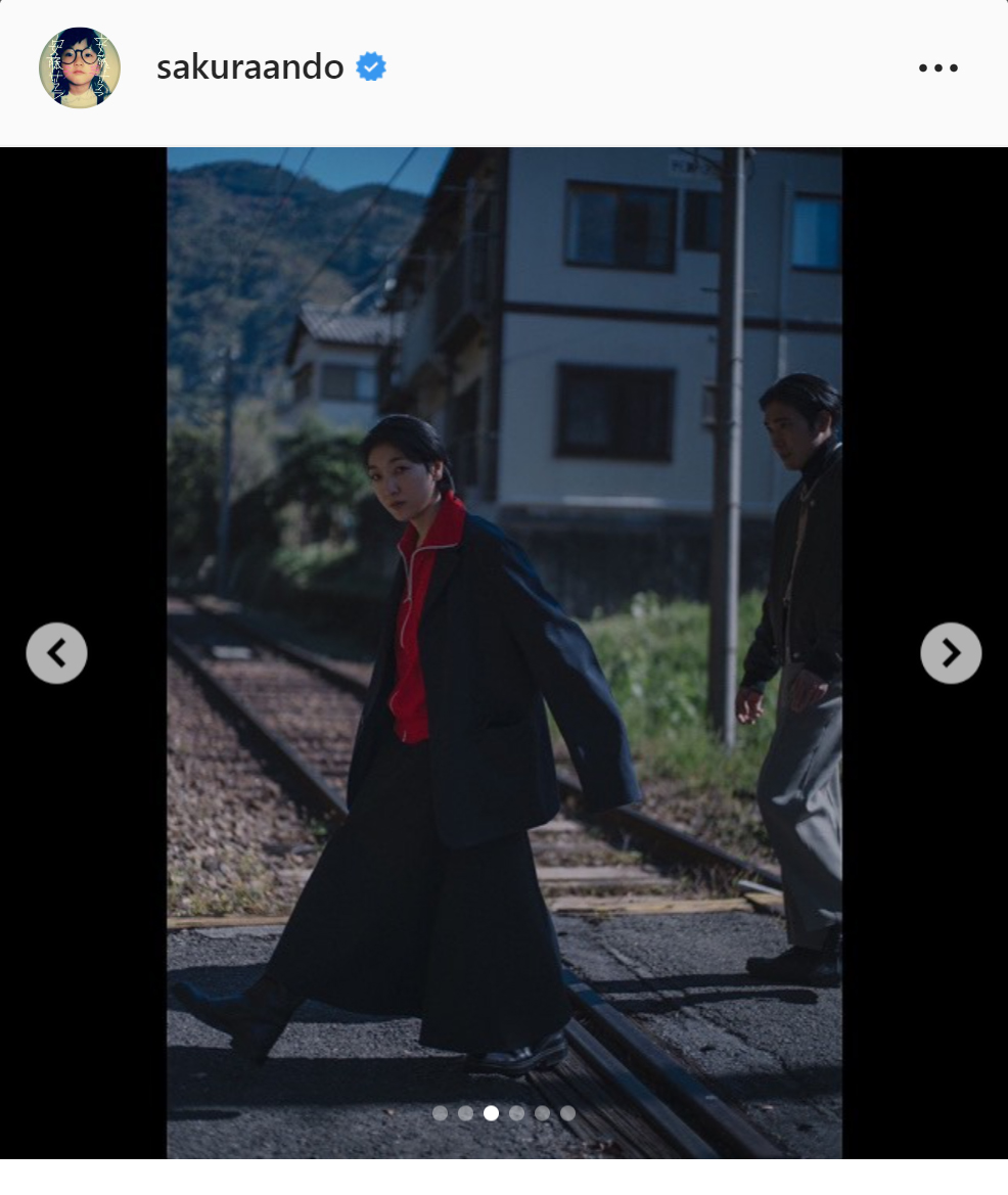 安藤サクラのインスタグラムより