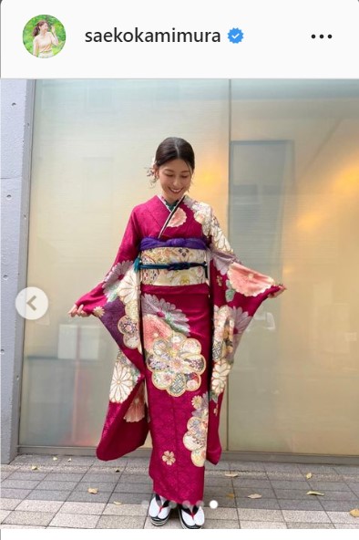 TBS上村彩子アナウンサーのインスタグラムより