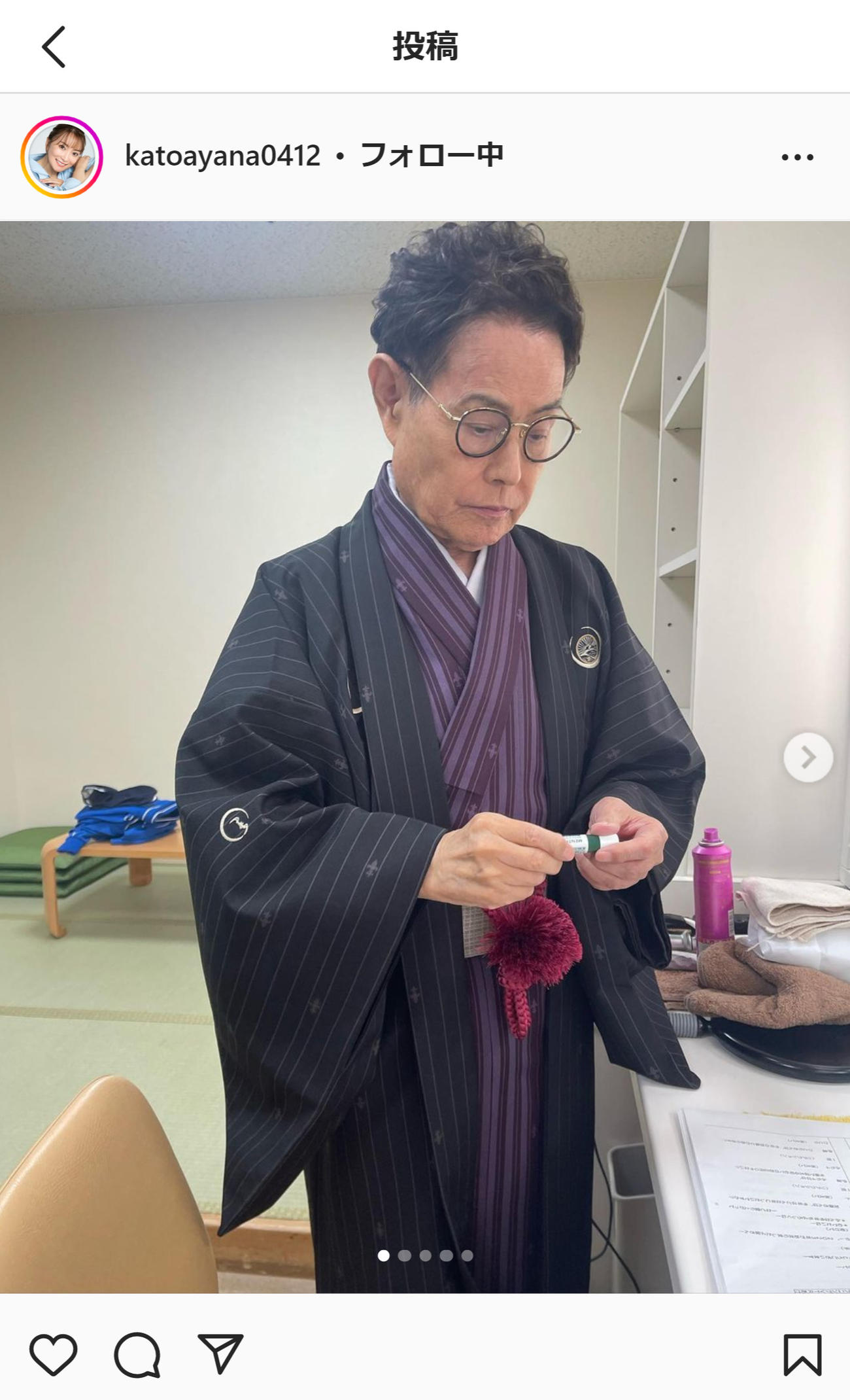 加藤綾菜のインスタグラムより