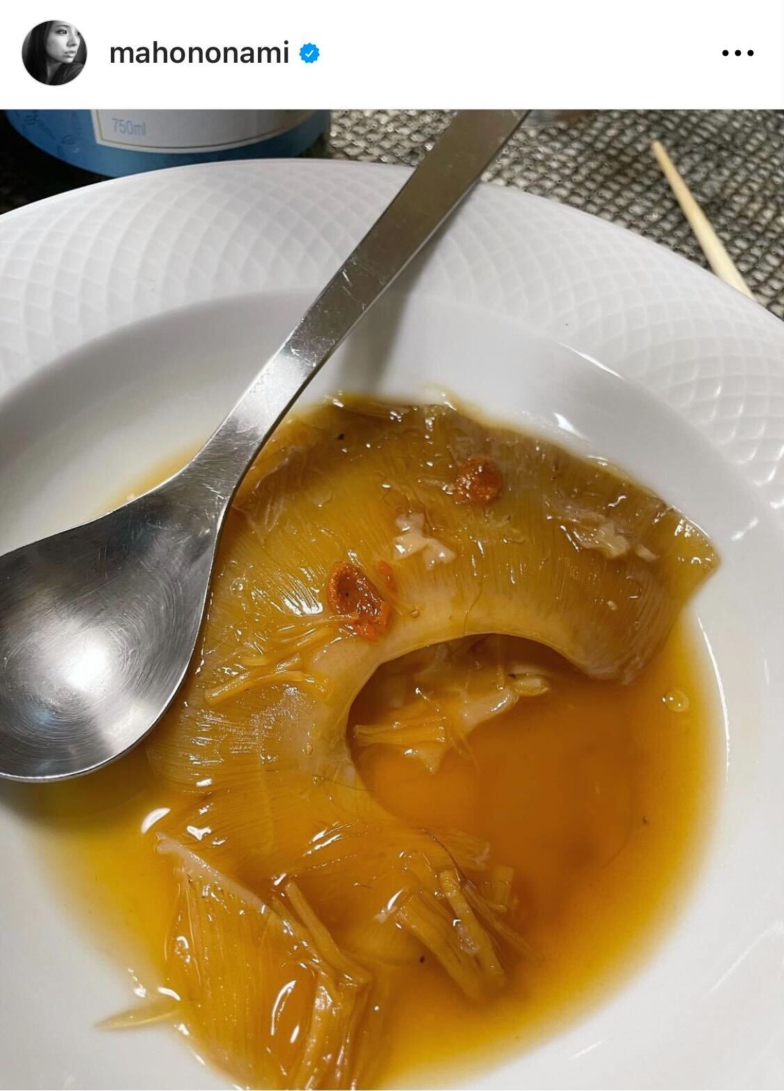 野波麻帆の実家の華やかな手料理（野波麻帆のインスタグラムより）