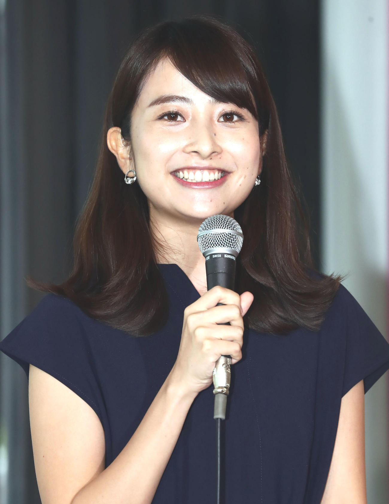 日比麻音子アナウンサー（2019年9月18日撮影）