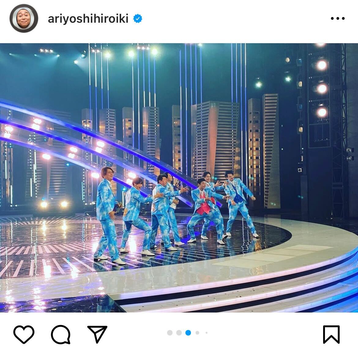 「紅白まとめ」を公開した有吉弘行（インスタグラムより）