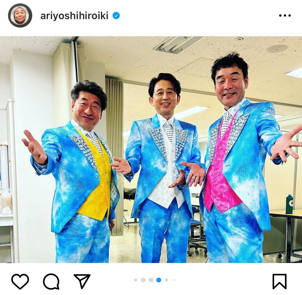 「紅白まとめ」を公開した有吉弘行（インスタグラムより）