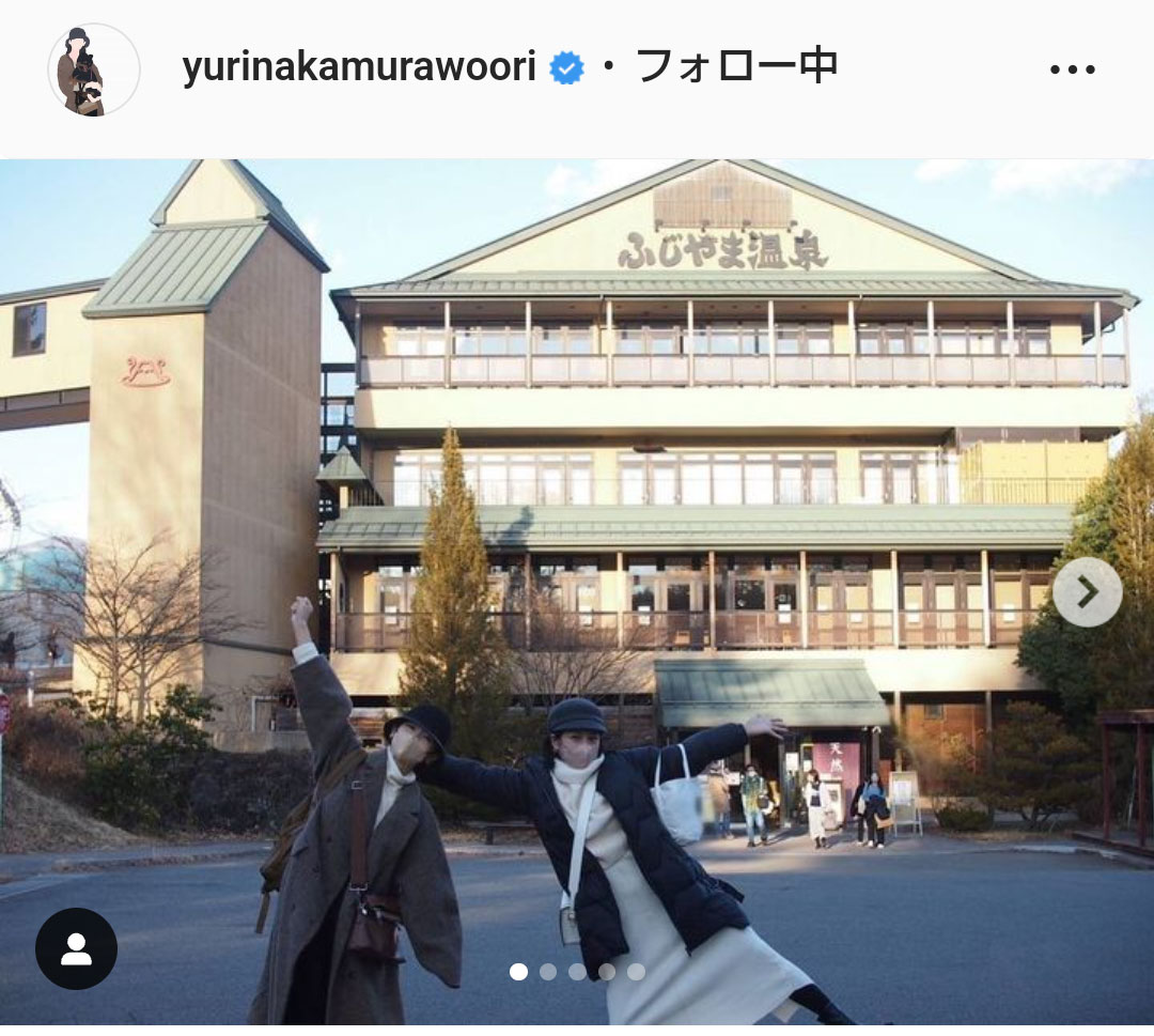 中村ゆりのインスタグラムより