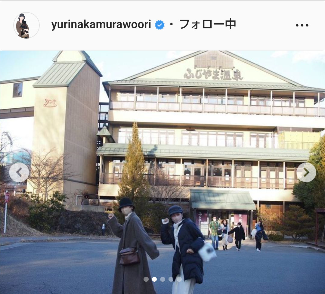 中村ゆりのインスタグラムより
