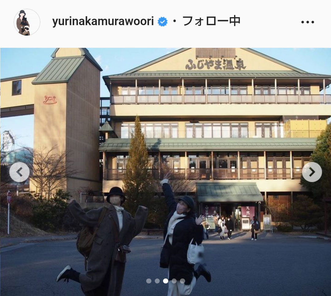 中村ゆりのインスタグラムより