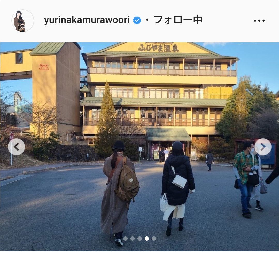 中村ゆりのインスタグラムより