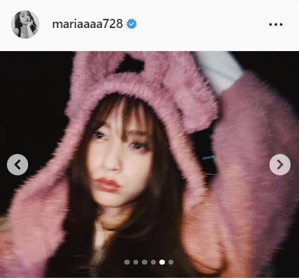 谷まりあのインスタグラムより