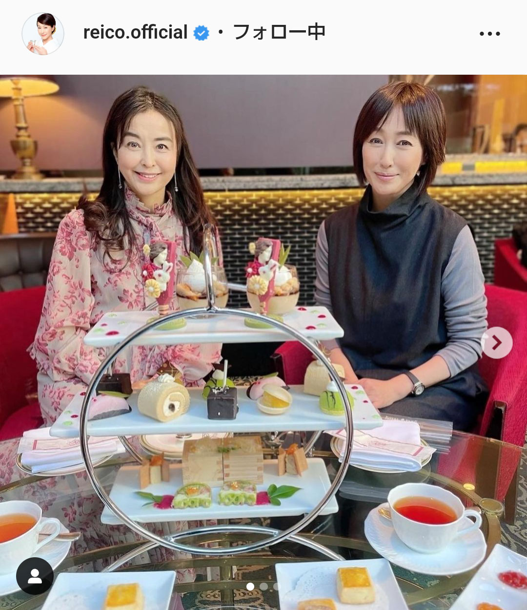 高島礼子のインスタグラムより