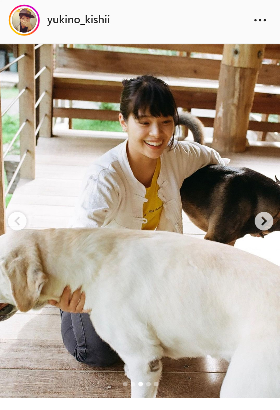 岸井ゆきののインスタグラムより