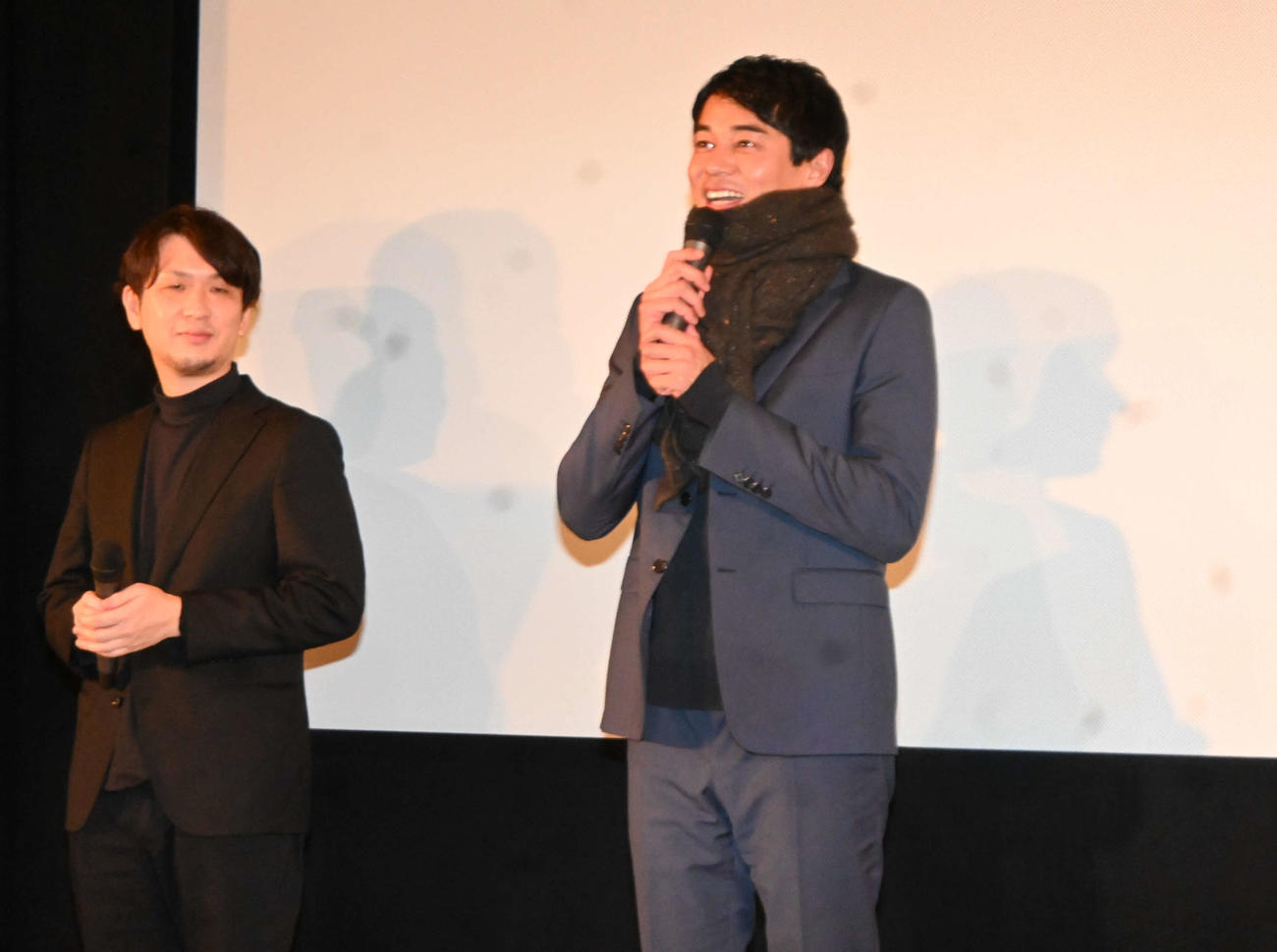 舞台あいさつに登壇した東出昌大（撮影・松浦隆司）