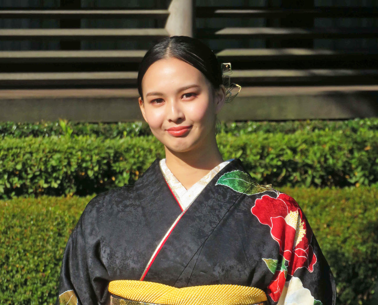 母・河野景子の古巣フジテレビで9日スタートの新情報バラエティー番組「ぽかぽか」で芸能界デビューする白河れい（撮影・村上幸将）