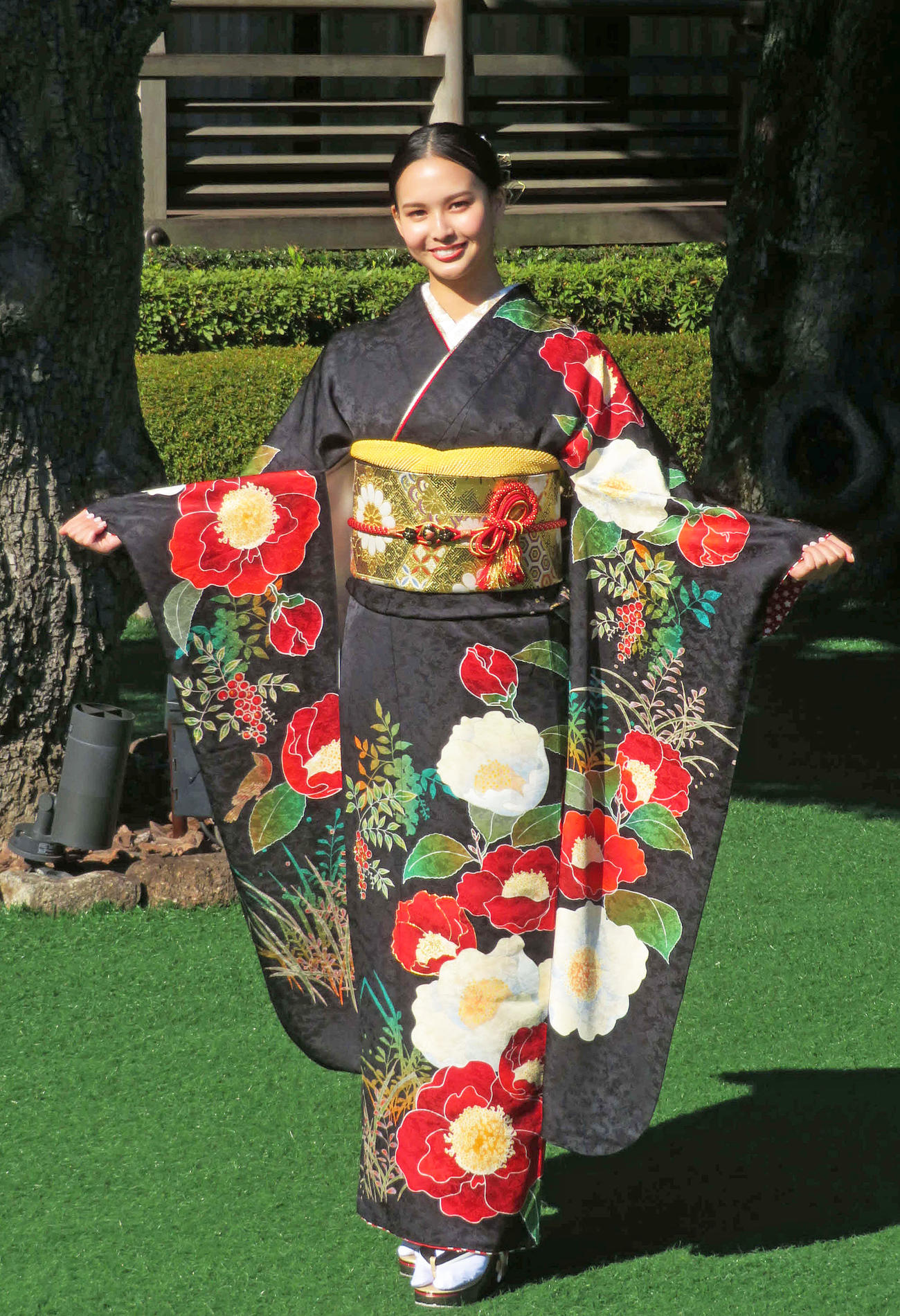 母・河野景子の古巣フジテレビで9日スタートの新情報バラエティー番組「ぽかぽか」で芸能界デビューする白河れい（撮影・村上幸将）