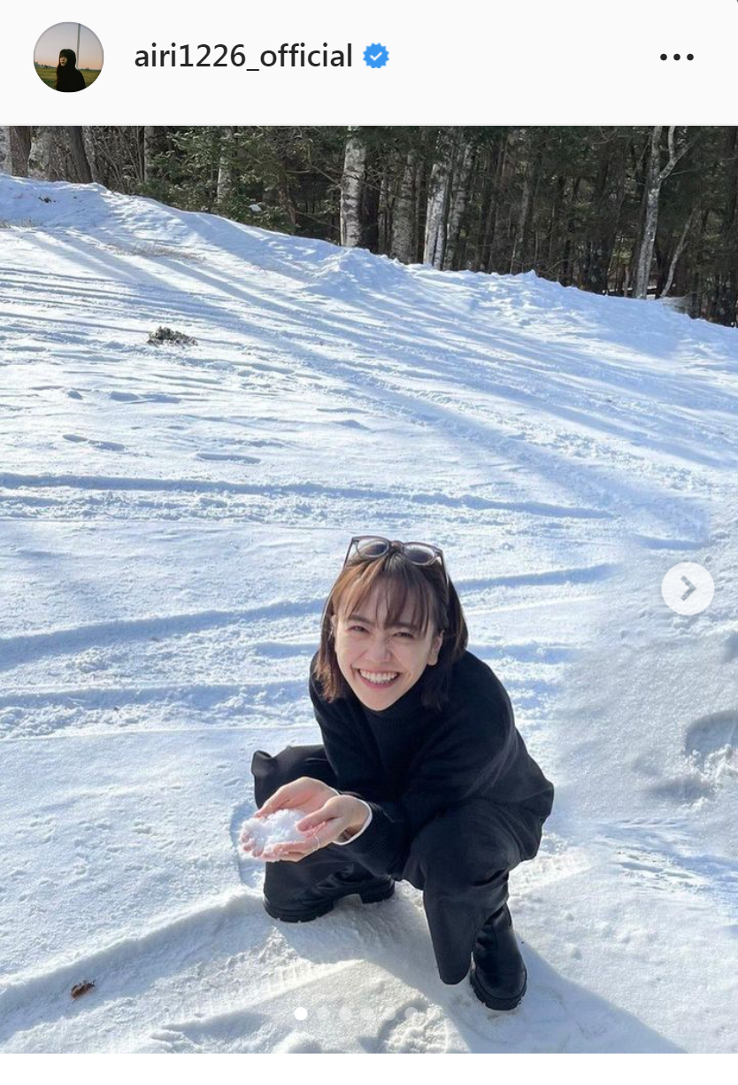 松井愛莉のインスタグラムより