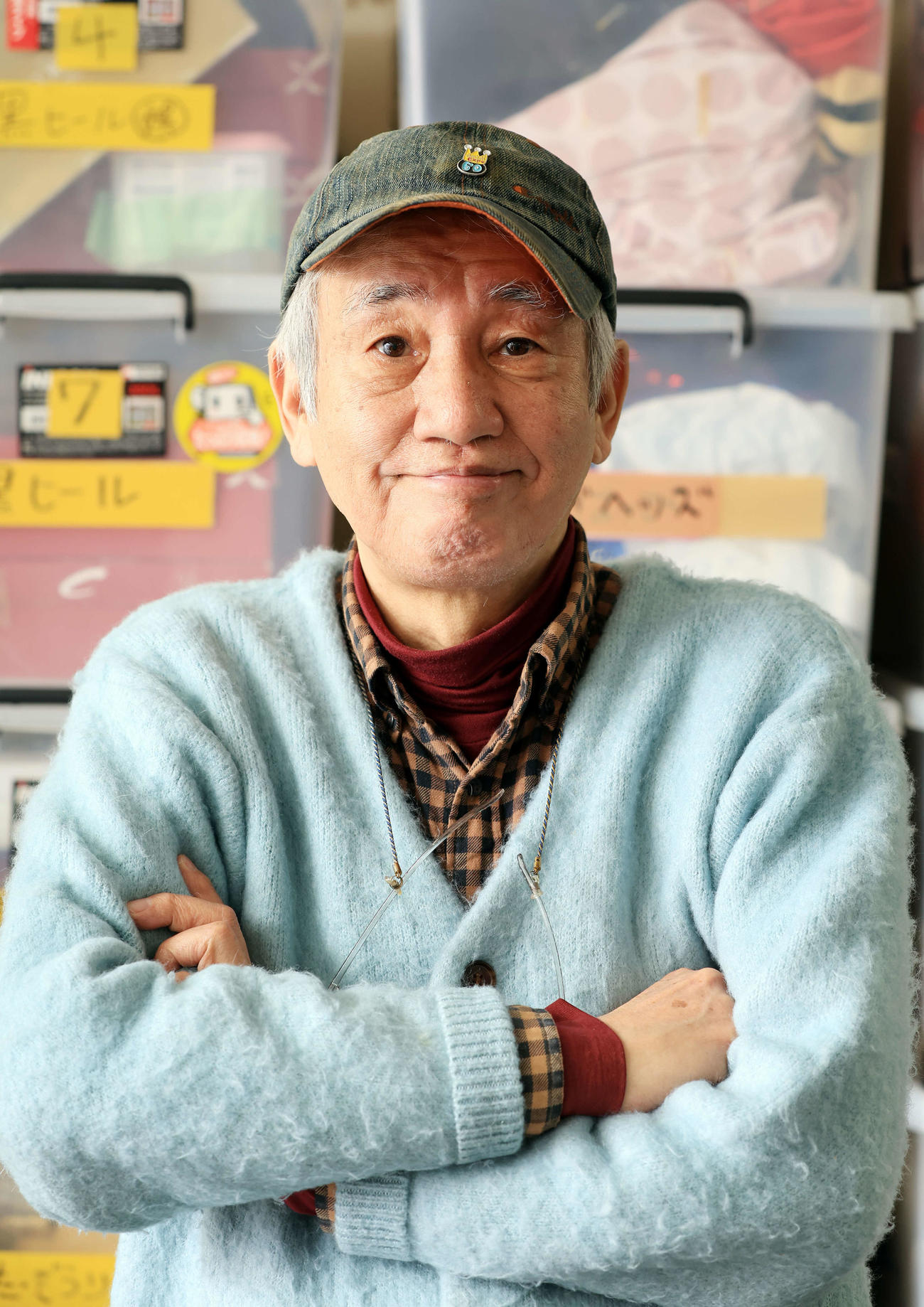ワハハ本舗の喰始氏（撮影・浅見桂子）
