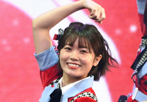 NGT48安藤千伽奈(2022年4月撮影)