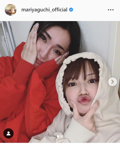 矢口真里のインスタグラムより