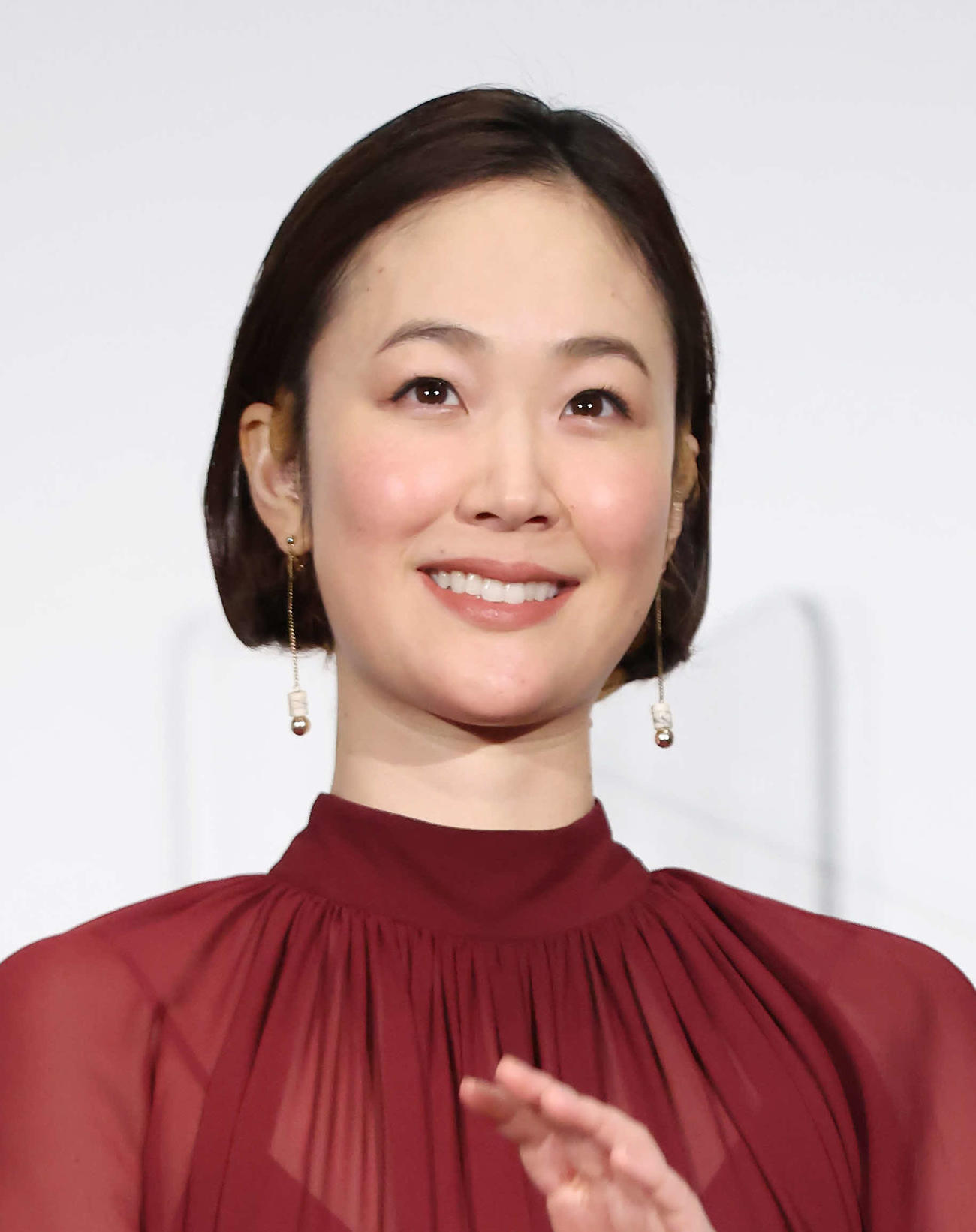 映画「イチケイのカラス」の舞台あいさつで登壇した黒木華（撮影・丹羽敏通）