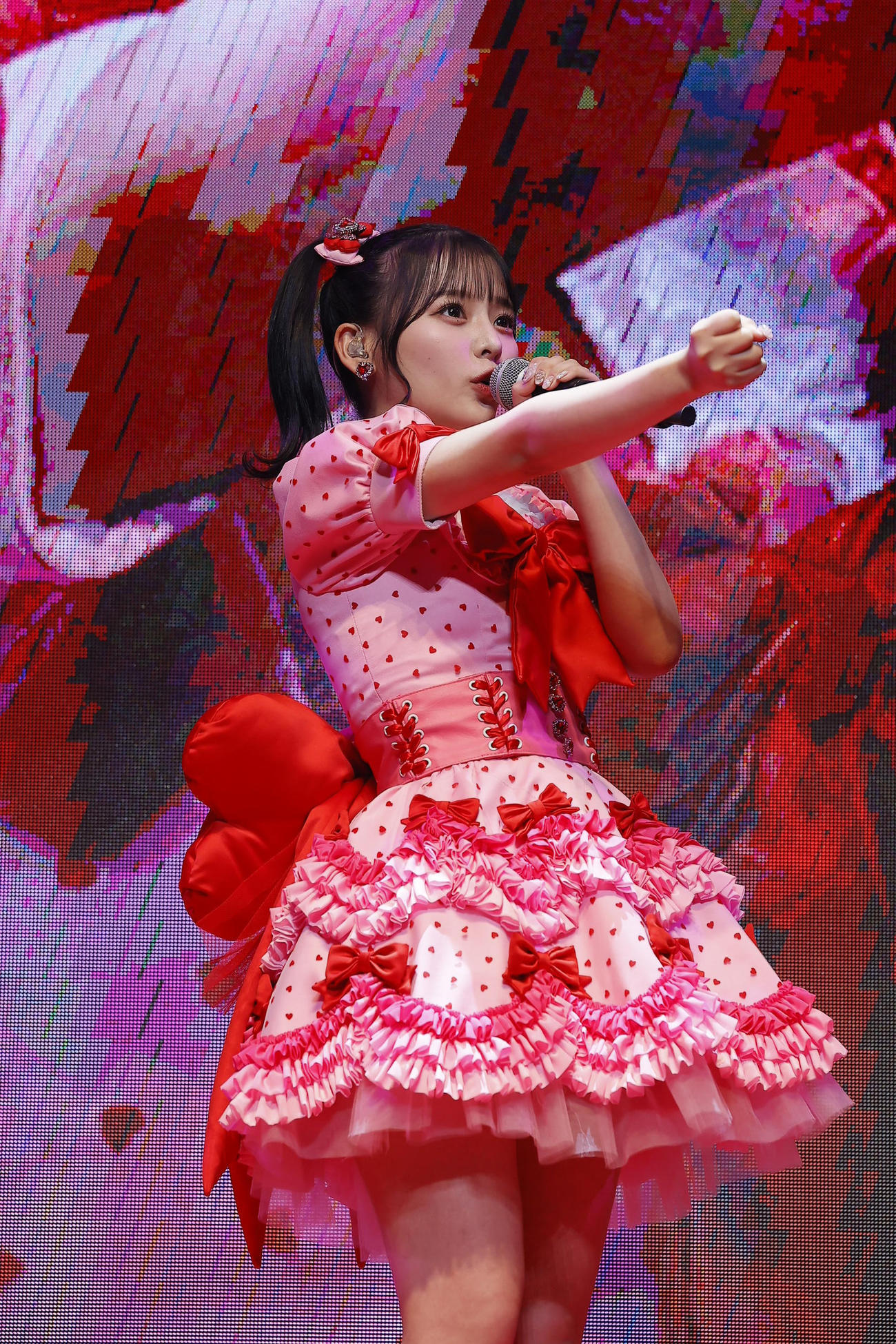 ライブを開催した＝LOVEの齊藤なぎさ