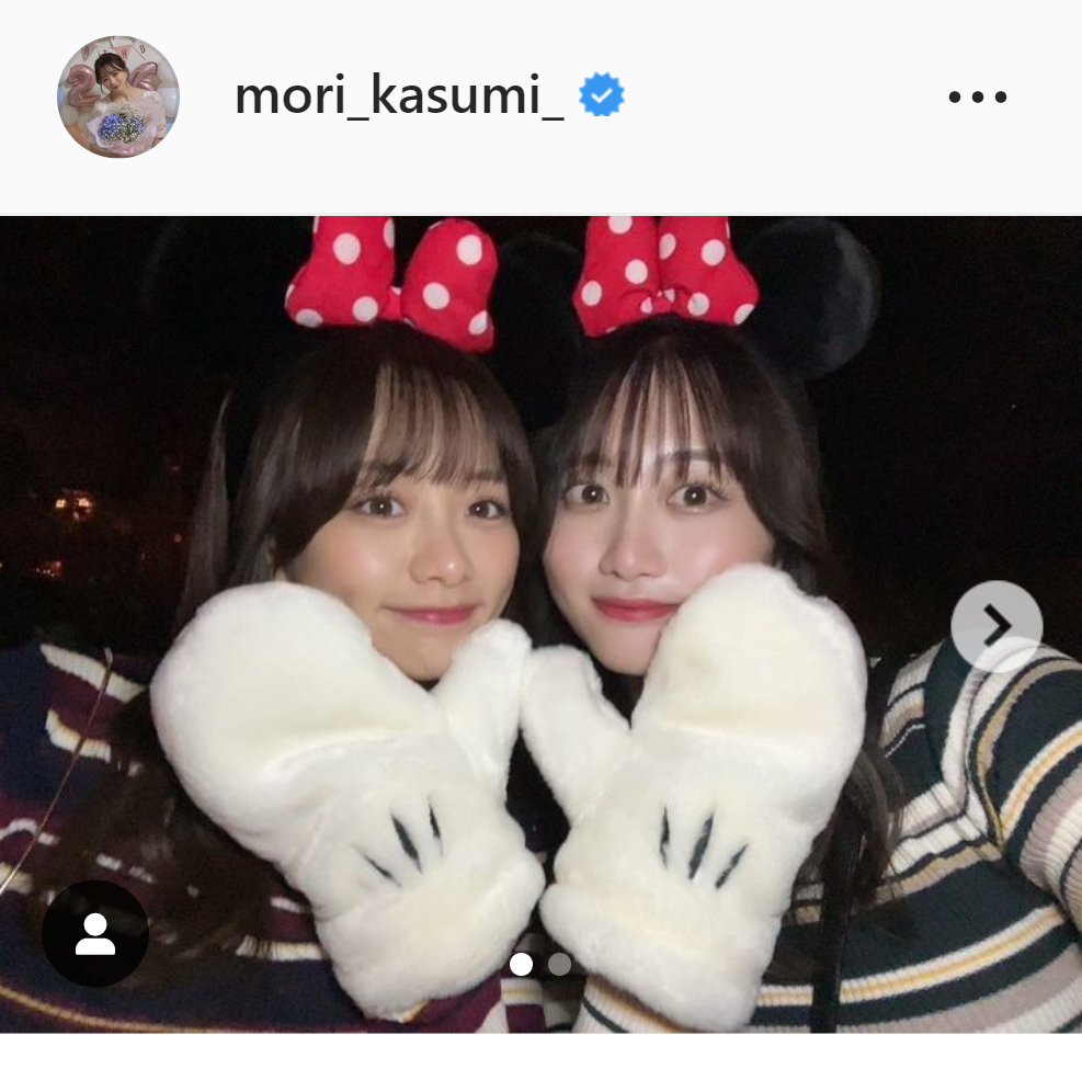 姉妹ショットを披露した森香澄アナウンサー（インスタグラムより）