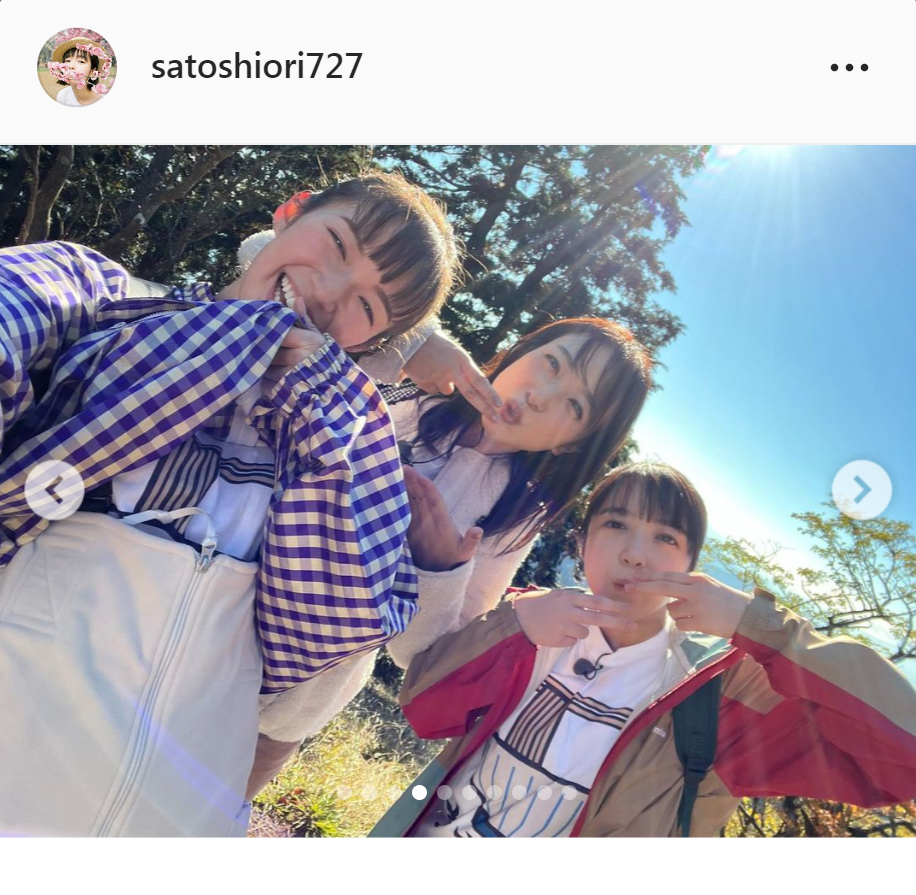 佐藤栞里のインスタグラムより