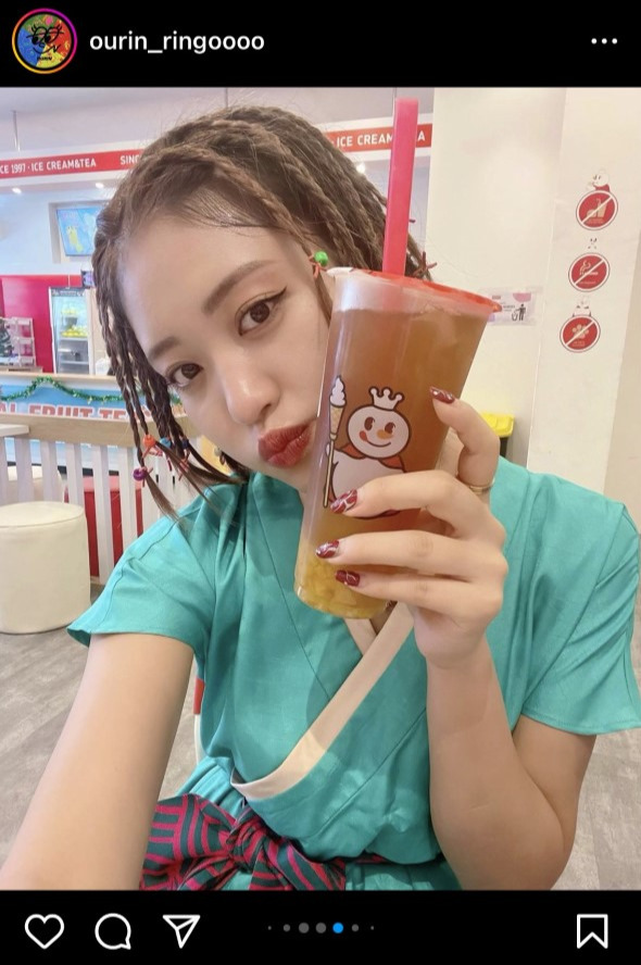 王林のインスタグラムより