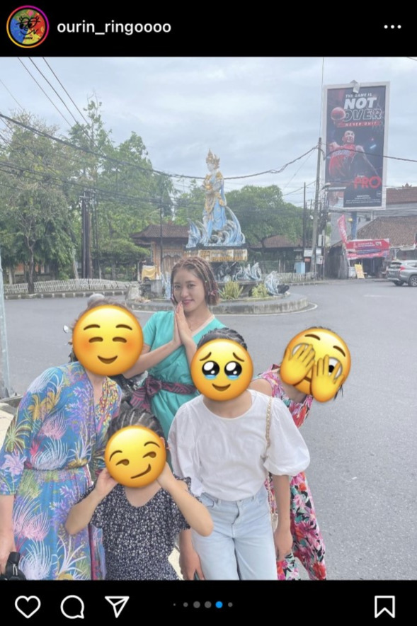 王林のインスタグラムより