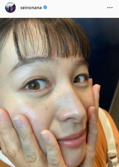 清野菜名のインスタグラムより
