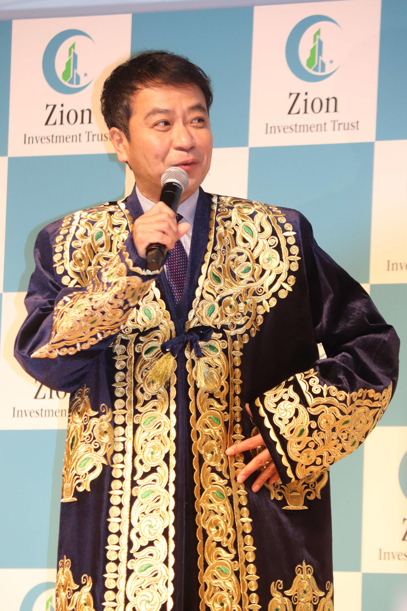 ウズベキスタンPRイベントに登壇した中山秀征（撮影・加藤理沙）
