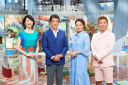 番組卒業を発表した向井亜紀（左端）三船美佳（左から3人目）
