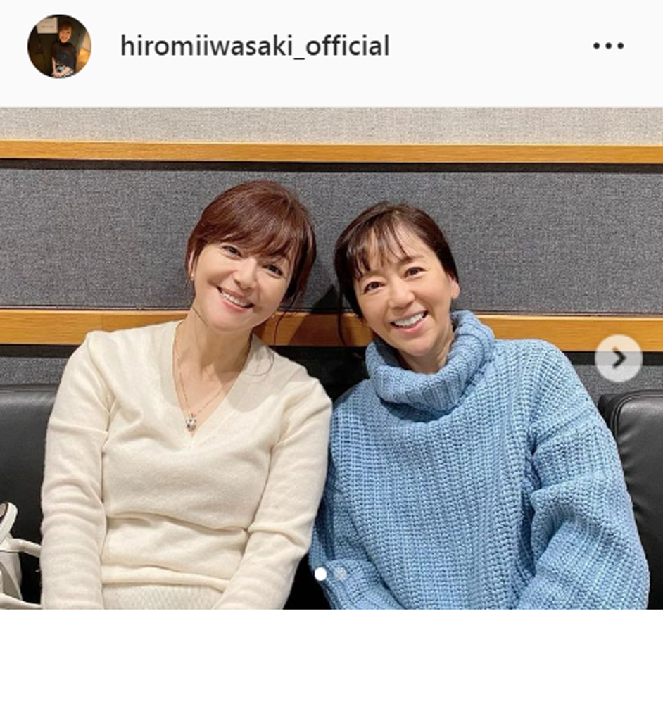岩崎宏美（左）と妹の岩崎良美（岩崎宏美のインスタグラムより）