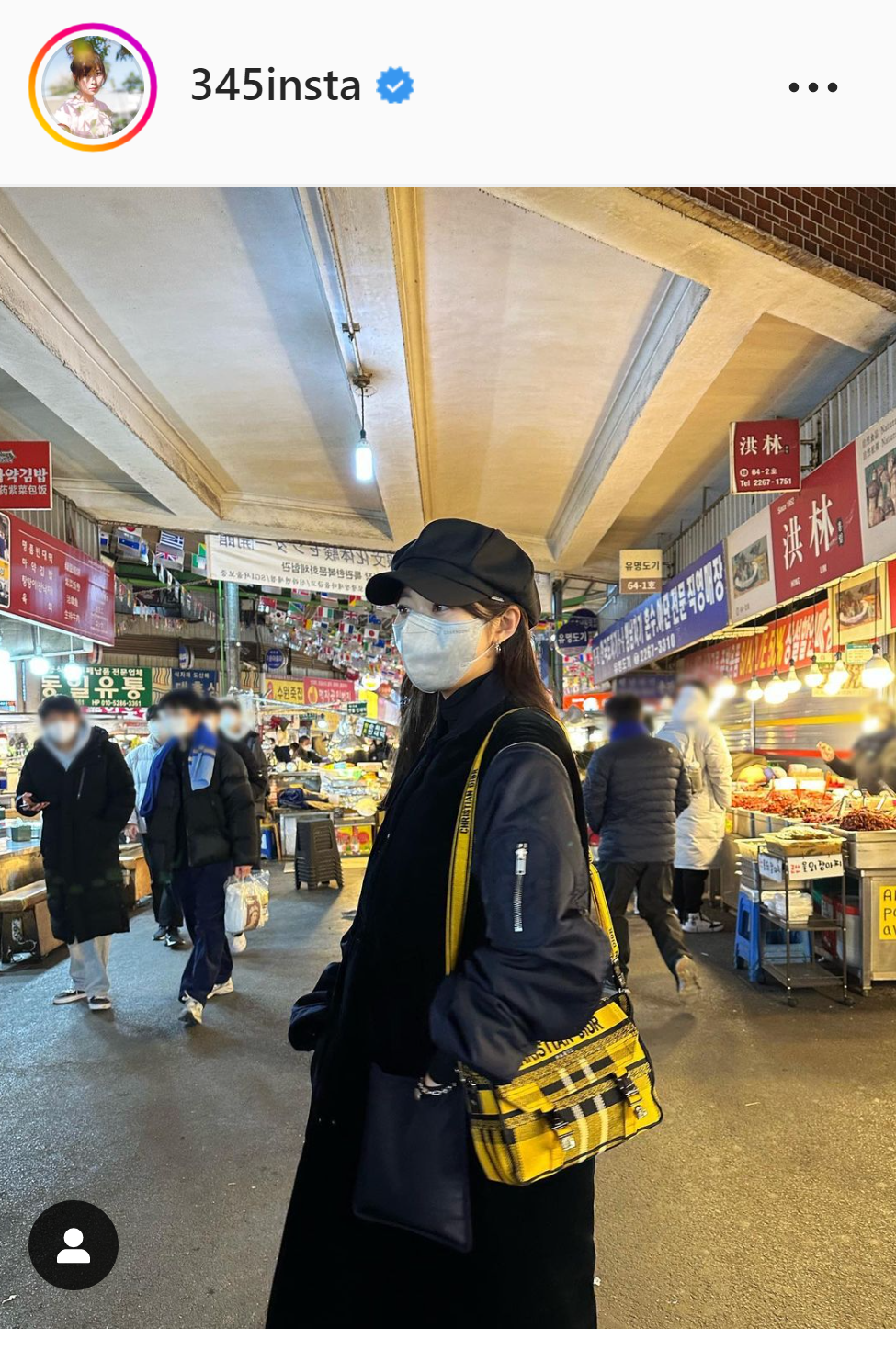 韓国旅行に訪れた写真を公開した指原莉乃（インスタグラムより）