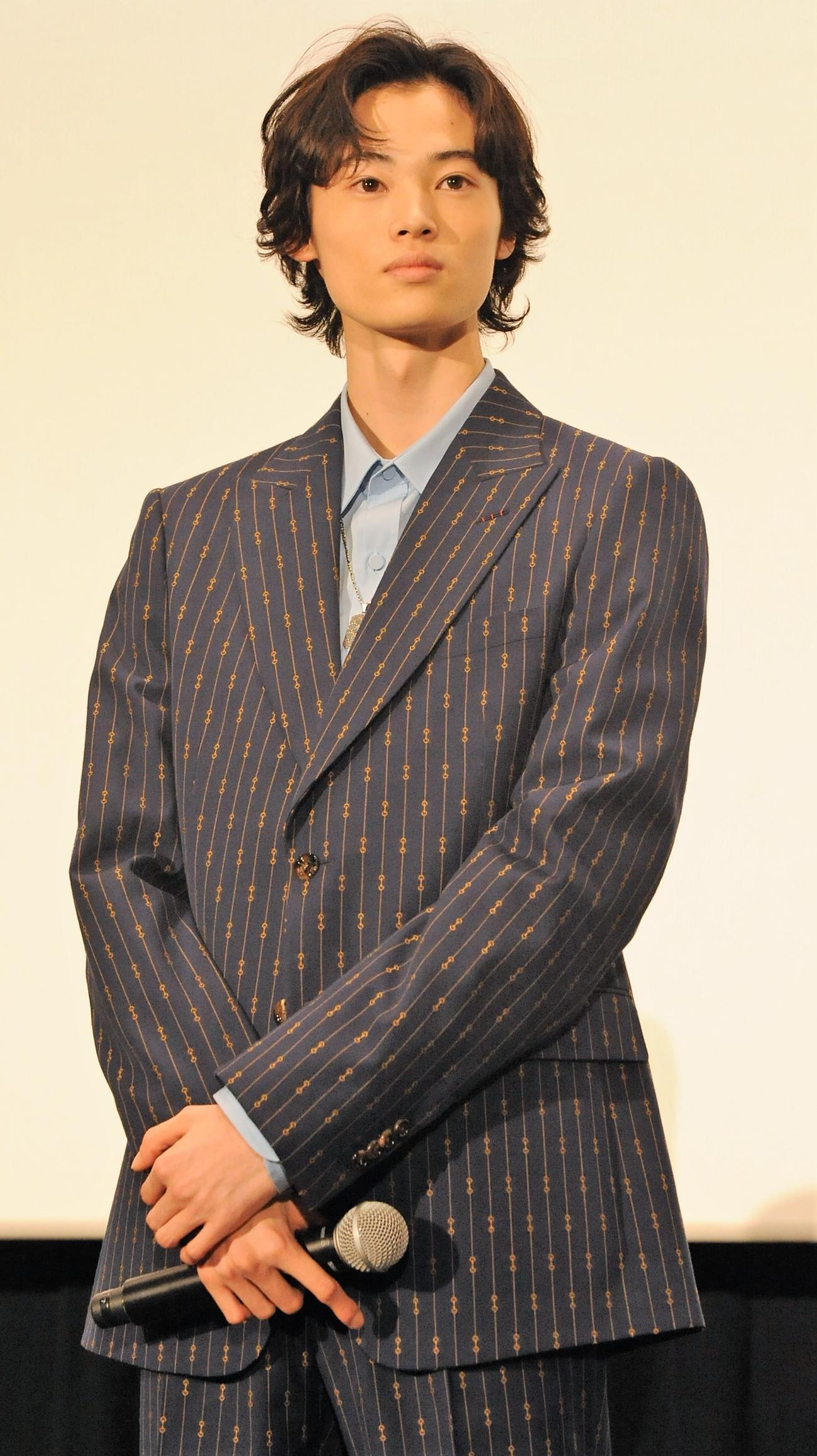 「少女は卒業しない」特別上映会に出席する窪塚愛流