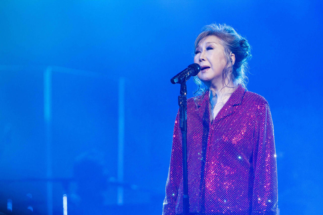 最後となる全国ツアーのファイナル公演を故郷の福岡で行った高橋真梨子