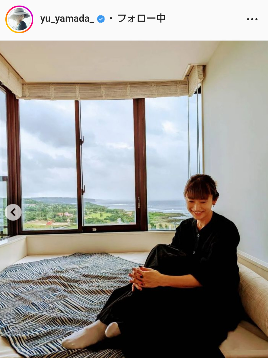 山田優のインスタグラムより