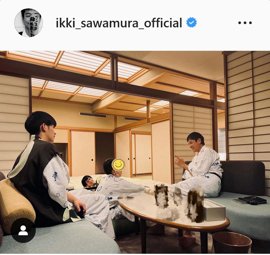 沢村一樹のインスタグラムより