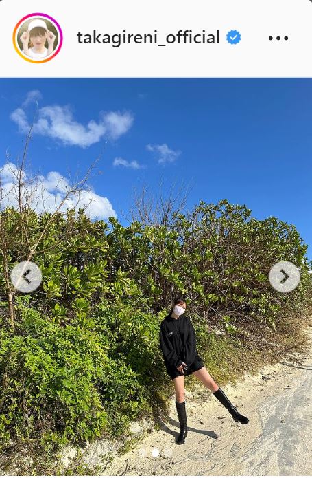 高城れにのインスタグラムより