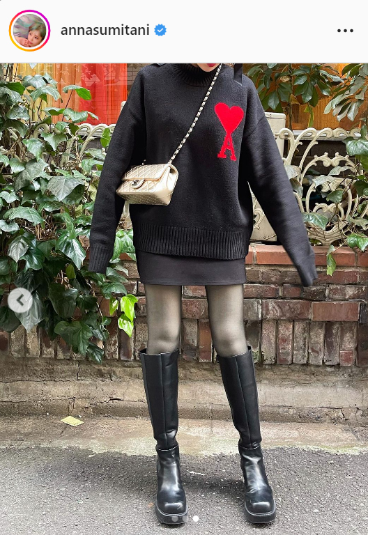 住谷杏奈のインスタグラムより