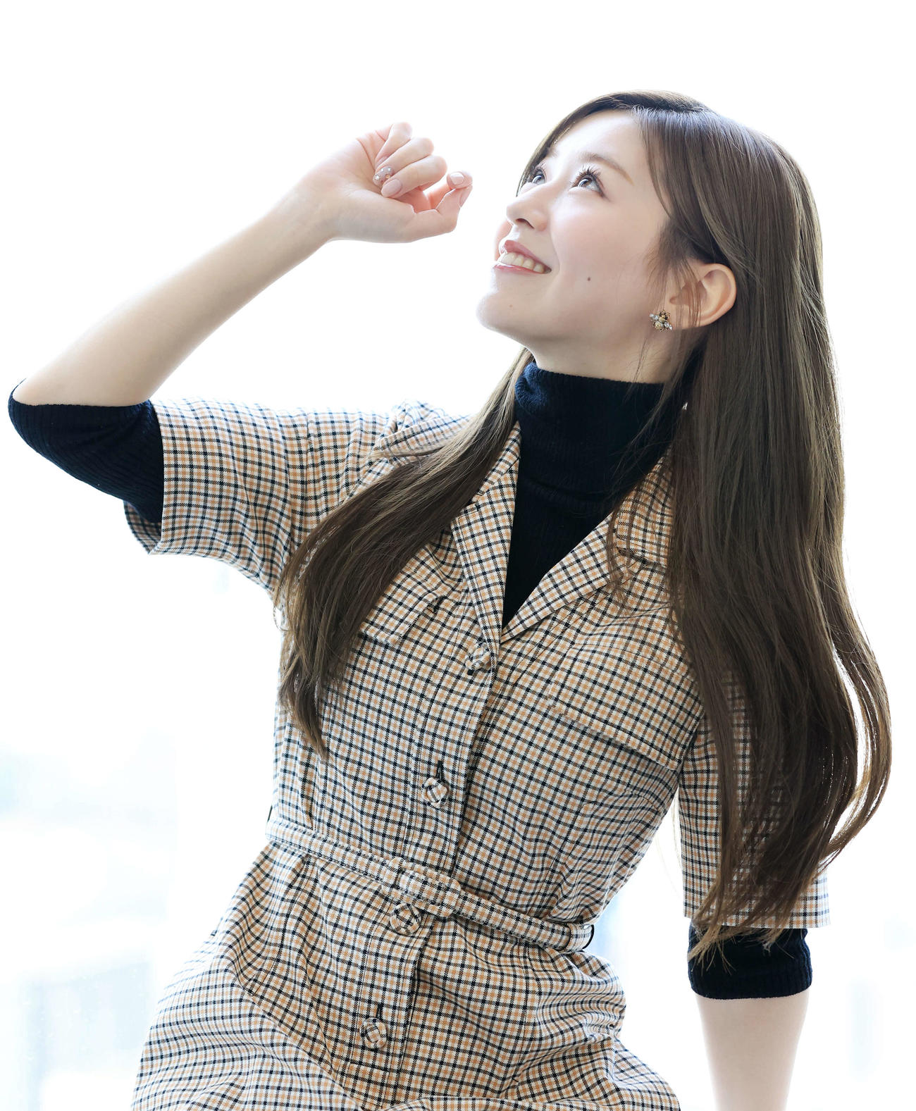 キュートさと大人っぽさを兼ね合わせ持つ石崎日梨（撮影・浅見桂子）