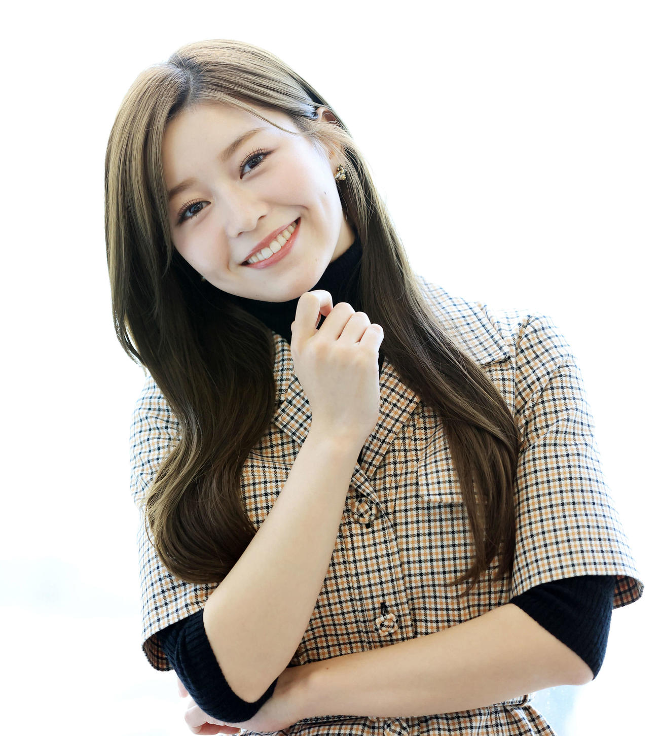 キュートさと大人っぽさを兼ね合わせ持つ石崎日梨（撮影・浅見桂子）