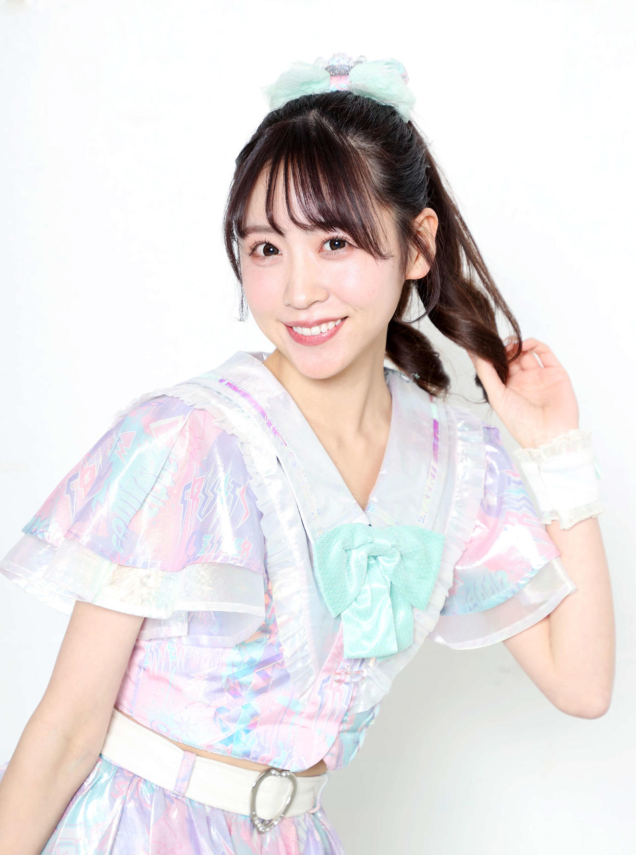 FRUITS ZIPPERの櫻井優衣（撮影・鈴木正人）